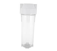Yardwe Bouteille Filtrante à Sédiments 25 Cm Transparente Antidéflagrante Joint Silicone Alimentaire pour Purificateur D'eau Domestique Usage Filtration Eau Potable