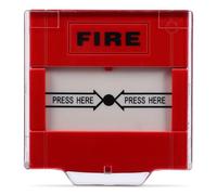 Yardwe Bouton D'alarme Incendie Manuel Réinitialisable avec Réponse Rapide Rouge en Plastique pour Appel d'urgence en Cas D'incendie et Sécurité des Patients