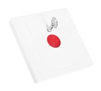 Yardwe Bouton-poussoir D'arrêt D'urgence Rouge avec oîtier Étanche Abs, Design Centré sur L'humain, pour Urgences Incendie et Hôpitaux