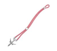 Yardwe Bracelet Chic Homme Avion Double Trou En Alliage Argenté, Corde Rose Polyester, Chaîne De Poignet Mode Pour Usage Quotidien Et Fêtes, Taille Ajustée