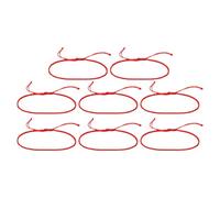 Yardwe Bracelet en Corde Rouge Soi-Même Semi-Finition Délicat Nœud Symbole de Chance Taille Unique 8 Pièces Accessoire Décoratif pour Homme et Femme
