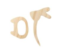 Yardwe Broche à Cape en Bois Beige Motif Lapin, Finition Bois Naturelle et Design Frais, Pince à Pull pour Accessoiriser Écharpes et Châles