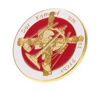 Yardwe Broche Balance de Justice en pour Épingle à Revers Accessoire Juridique Souvenir pour Droit Événements Juridiques Commémoratif