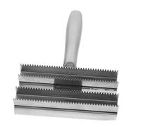 Yardwe Brosse à Crin De Cheval Grattoir Métallique Pour Toilettage Équestre Outil Pour Enlever Boue Poils Morts Crins Épars