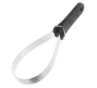 Yardwe Brosse à Poils de Cheval en Acier Inoxydable Grattoir à Sueurs Ergonomique Solide et Antirouille Outil de Toilettage pour Chevaux Élimine Poils Morts 1 Pièce