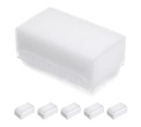 Yardwe Brosse de Bain Sensorielle pour Bébé 6pcs en Éponge Blanche Douce, Facile à Manipuler, pour L'éducation Précoce Maternelles