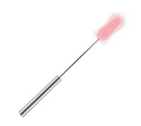 Yardwe Brosse de Nettoyage pour Bouteilles D'eau et Biberons avec Long Manche en Acier Inoxydable et Silicone, Design Charmant, Adaptée aux Articles Ménagers et Produits pour Bébé