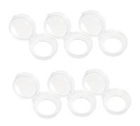 Yardwe Cache-boutons de Sécurité pour Garçon et Filles en Plastique, Protection pour Boutons Ronds D'ordinateur et Machine à Laver, Design Simple et Pratique, Pack de 6 Pièces