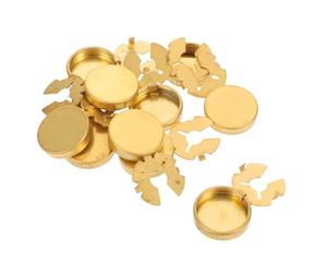 Yardwe Cache-Boutons universels en cuivre pour vêtements et Jeans, Lot de 15 pièces, Design Simple et élégant pour Mariage et relooking de Garde-Robe