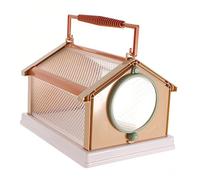 Yardwe Cage Observation des Insectes Plastique pour Garçon Fille Portable Et Respirante pour Exploration Extérieur Et Observation des Petits Animaux Kit Aventure Éducatif