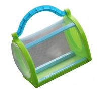 Yardwe Cage Portative pour Insectes avec Poignée, Maison des Garçon et Filles Verte, Taille Moyenne, Boîte D'exploration pour Garçon et Filles, Jouet Extérieur pour Découvrir la Nature