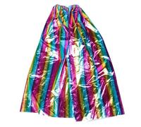 Yardwe Cape Arc-ciel pour Garçon Fille Déguisement Carnaval Cape Décorative Réversible pour Fête Halloween Cosplay Princesse Unique