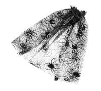 Yardwe Cape Halloween Tulle pour Garçon Fille avec Motifs Araignée et Chauve-souris Léger et Respirant Déguisement Cosplay pour Fête et Carnaval Garçon Fille Moyen Polyester Noir