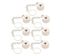 Yardwe Capuchon -poussière Argenté 7 Pièces Bouchon -poussière Étanche So239 avec Chaîne, Alliage de Cuivre Nickelé pour Adaptateur Femelle pour Connecteur N Femelle et So239