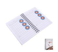 Yardwe Carnet de Score de Tir à l'arc Blanc en Papier et Abs Saisie Facile et Analyse de Performance pour Compétition et Entraînement Tir à l'arc