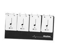 Yardwe Cartes De Rythme Musical pour Apprentissage Pratique De Notation Outils Enseignement pour Étudiants Débutants