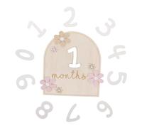 Yardwe Cartes Étapes Mensuelles Pour Garçon Fille Disques Décoratifs De Naissance Panneaux Simples Pour Célébration