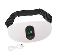 Yardwe Ceinture de Massage Abdominal Électrique Brûleur de Graisse Ceinture Amincissante pour Ventre Appareil Portable Rechargeable pour Relaxation et Soulagement des Douleurs Cadeau