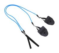 Yardwe Ceinture Élastique de Natation Bleu en TPR et Polyester pour Entraînement Stationnaire à Domicile, Bandes de Résistance Natation et Renforcement Musculaire