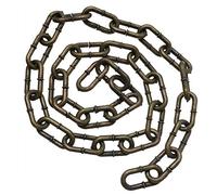 Yardwe Chaîne De Prison en Plastique pour Halloween 1 M Accessoire De Déguisement Décoration De Fête Déguisement Cosplay pour Halloween Fêtes sur Le Thème des Maison Hantée Doré