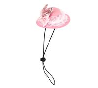 Yardwe Chapeau pour Animaux De Compagnie Chenille Pyjama pour Chien Patte Chiens Chapeau De Chien Chienchien Cerf Manteaux pour Chiens Moyen Bonnet Bandeau en Bois De Cerf en Tissu Rose