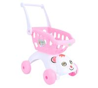 Yardwe Chariot De Courses pour Garçon Fille Panier Achat Miniature pour Jeu De Rôle Développe Motricité Et Imagination