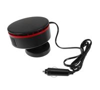Yardwe Chauffage Voiture 12V Portable pour Pare-Brise Dégivrage Rapide Désembuage Ventilateur Auto Noir et Rouge Accessoire Hivernal pour Conduite Sécurisée