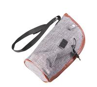 Yardwe Chauffe-biberon Portable USB pour Bébé, Mini Chauffe-Lait de Voyage Gris en Fibre de Carbone, Régulateur de Température Automatique 40°c, Accessoire Compact pour Voiture