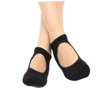 Yardwe Chaussettes de Yoga Femme Coton Antidérapantes avec Grip Gel Absorbant pour Pilates et Exercices à Domicile Protection et Confort