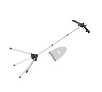 Yardwe Cintre pour Défroisseur Vapeur Pliable et Réglable, Support de Repassage Pied, Alliage D’aluminium, Noir, Montage Rapide, pour Pantalons et Vestes, Boutique et Vestiaire