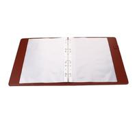 Yardwe Classeur de partitions : classeur vintage A4 pour concerts et - Couverture en similicuir avec pochettes de 30 pages - Carnet de notes pour orchestre