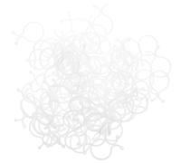 Yardwe Clip de Fixation pour Plantes en Plastique Blanc, Haute Résistance, Large pour Soutenir sans Abîmer la Tige, pour Jardin et Fleurs, Lot de 100 Pièces