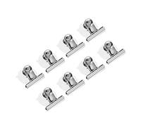 Yardwe Clips 8 Pcs Muraux Pinces De Charnière Robustes Porte-Affiche De Fenêtre Robuste Pinces De Reliure En Papier Pince À Ventouse En Plastique Porte-Affiche À Ventouse Pinces À