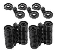 Yardwe Clips de Fixation pour Filet d'Ombrage 30 Pièces en Plastique, Pinces pour Parasol et Voile d'Ombrage Extérieur, Adaptées la Construction d'Abris et Supports de Bannière