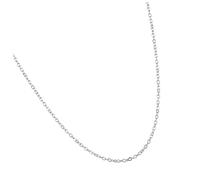 Yardwe Collier Chaîne Maille Câble Ronde or Carats Collier Pendentif Ajustable Fermoir à Ressort