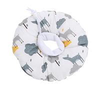 Yardwe Collier De pour Chat avec Motif Adorable Colerette Élisabéthaine Confortable Et Respirante pour Soins des Blessures Prévention des Grattages Et Morsures Accessoire Chic pour
