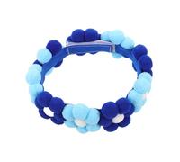 Yardwe Collier Fleur pour Chien Ajustable Accessoire Floral pour Chiot et Chaton Confortable et pour Usage et Occasions Spéciales Bleu Dégradé