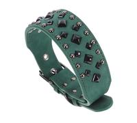 Yardwe Collier pour Réglable avec Rivets Cloutés Collier de Mode Protecteur pour Animaux