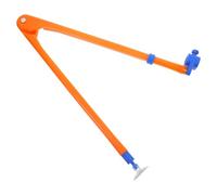Yardwe Compas en Plastique Abs Orange pour Tableau Noir Compatible, Outil de Dessin de Précision pour Démonstrations en t Enseignement Scientifique