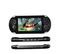 Yardwe Console De Jeu Portable Lecteur Vidéo Multimédia Jeu Portable Rouge