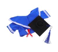 Yardwe Costume de Remise des Diplômes pour Ours Peluche Chapeau et Robe Ajustement pour Animaux Peluche de Décoration Festive pour Cérémonies et Photos