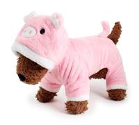 Yardwe Costume Facile à Enfiler et Confortable Uniforme de Médecin pour Polaire Corail Rose Halloween et Noël pour Chiens et Chats