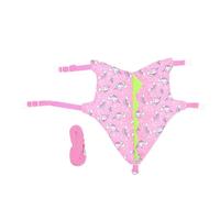 Yardwe Costume Lapin avec Laisse Vêtement Mignon et Respirant pour Petit Lapin Confortable et Tenue Photo Créative pour Animaux de Compagnie