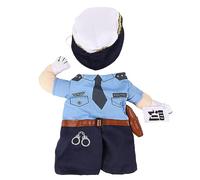 Yardwe Costume pour Chat Vêtements de Policier Tissu Doux et Confortable Facile à Enlever pour Occasions Spéciales et Usage