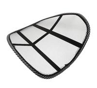 Yardwe Coussin De Soutien Lombaire Ergonomique en Maille Respirante pour Siège Auto, Noir, Support Dorsal Portable pour Voiture, Bureau Et Voyage, Confort Antifadigue