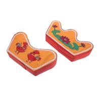 Yardwe Coussin Funéraire de Cercueil pour Tête et Pieds du Défunt | Accessoire Rituel Solide, Transport Facile, pour Veillée et Cérémonie, Présentation Respectueuse