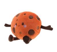 Yardwe Coussin planète en Peluche | Peluche Mars Mignonne | Coussin éducatif Moelleux | en Forme de Mars, décoration éducative pour l'astronomie et l'apprentissage des Sciences spatiales