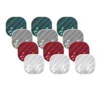 Yardwe Crochets Autocollants en Abs Forme Pouce 12pcs pour Prise Électrique, Fixation sans Perçage, Polyvalents et Adaptés pour Serviettes et Câbles USB