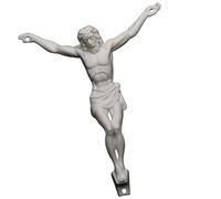 Yardwe Croix de Jésus Crucifix Figurine Statue religieuse Église Jésus Bijoux pour DIY Catholique Décoration Murale Suspendue Crucifix Croix Murale