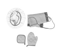 Yardwe Cuisine pour Garçon Fille Tablier avec Chapeau et Accessoires Costume de Chef pour Activités de Cuisine et Pâtisserie pour Filles et Garçons Ans